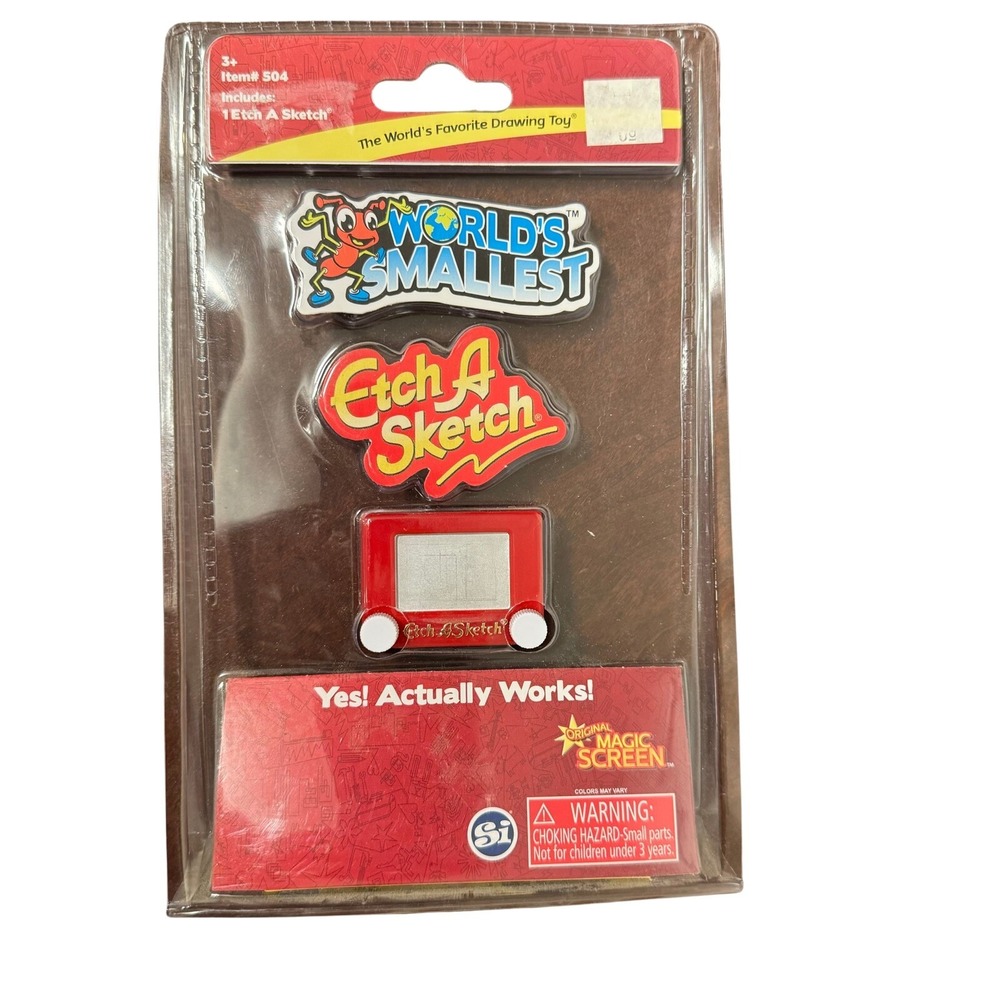 Worlds‎ Smallest ETCH A SKETCH NIB Drawing Screen Really Works!